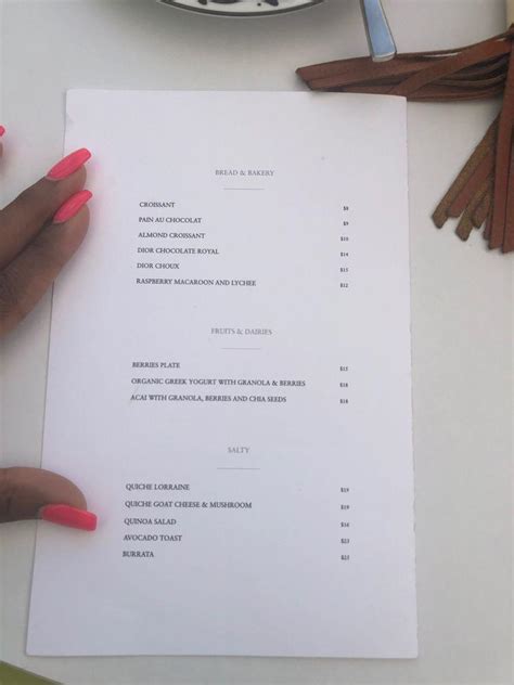 fendi caffe menu|dior coffee shop miami.